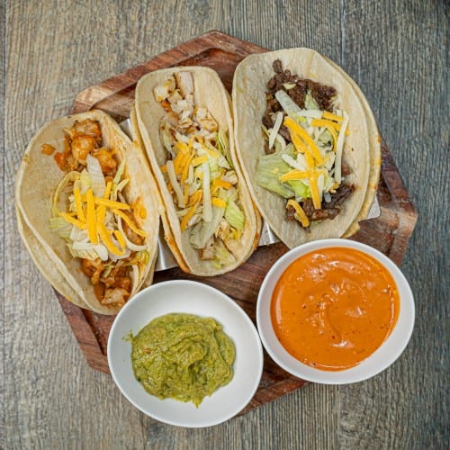 Trio De Tacos.