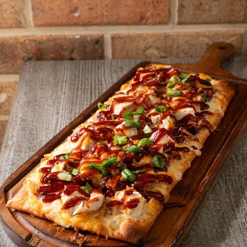 Bbq chicken flatbread.