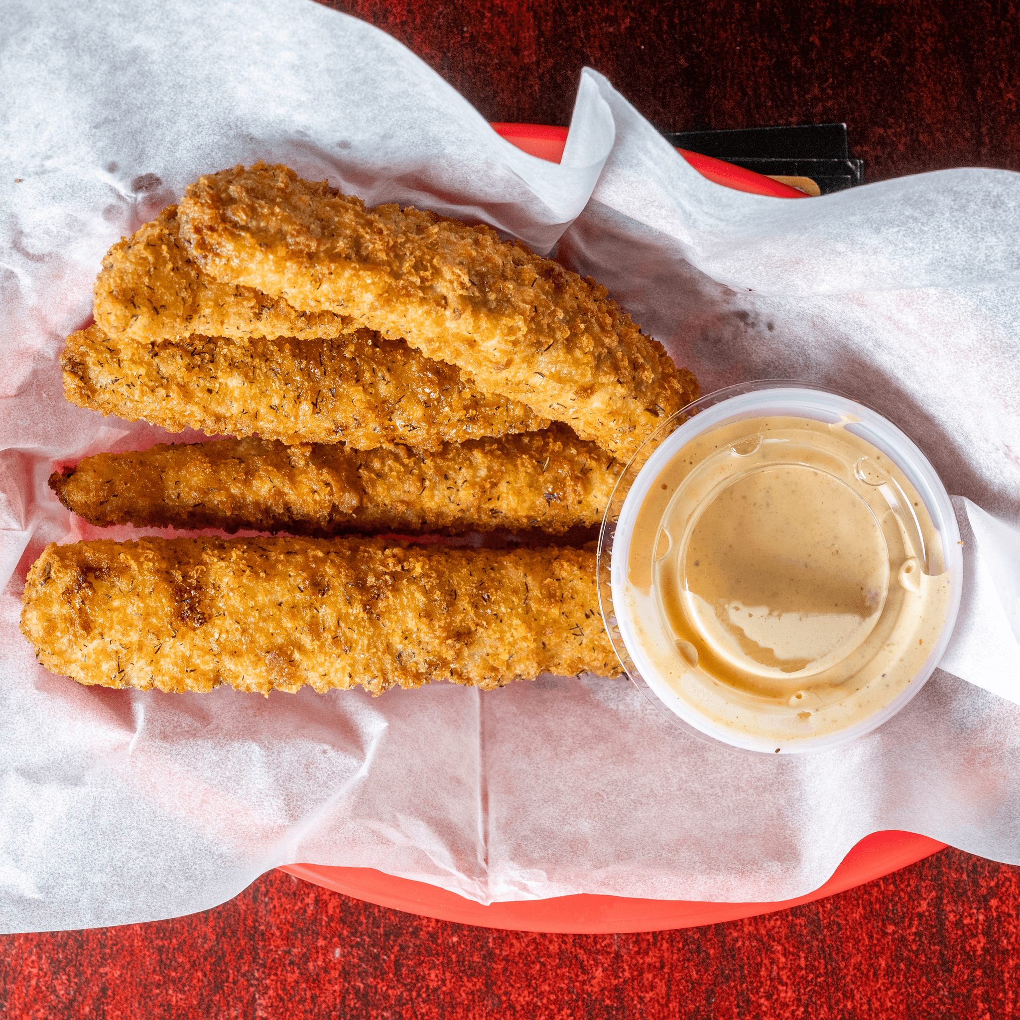 Fried Pickle Spears.