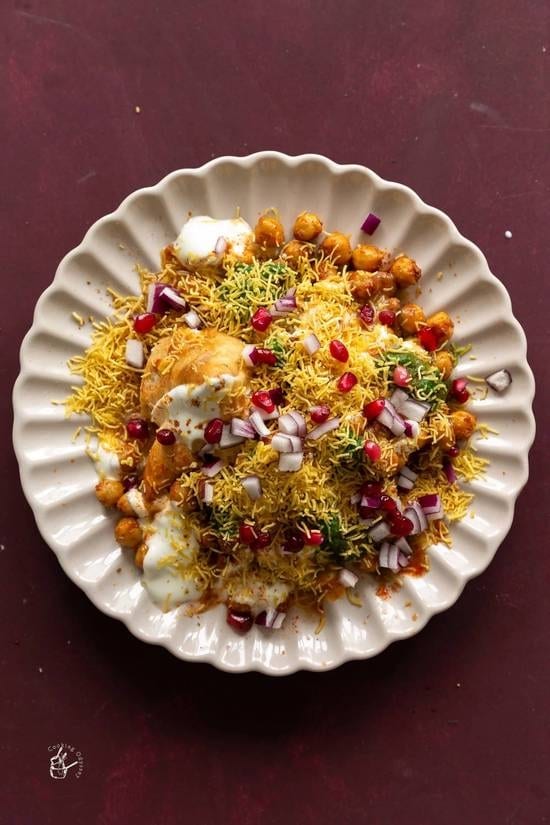Aloo Tikki Chaat.