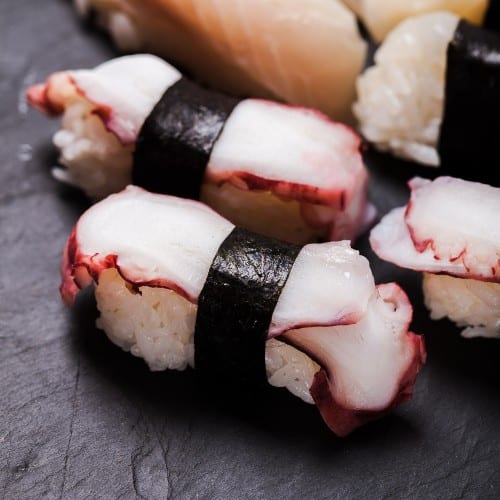 Octopus (Tako) Nigiri.