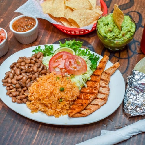 Grilled Salmon Plate.