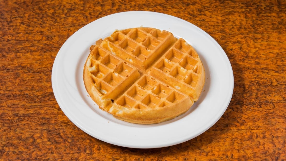 Crisp Golden Belgian Waffle.