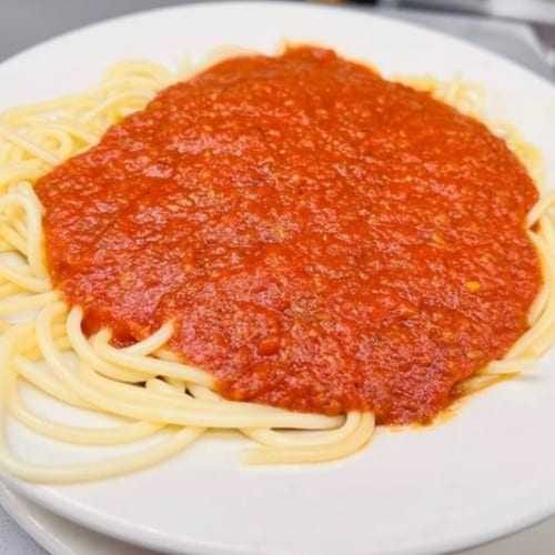 Spaghetti with Marinara Kid's Lunch.