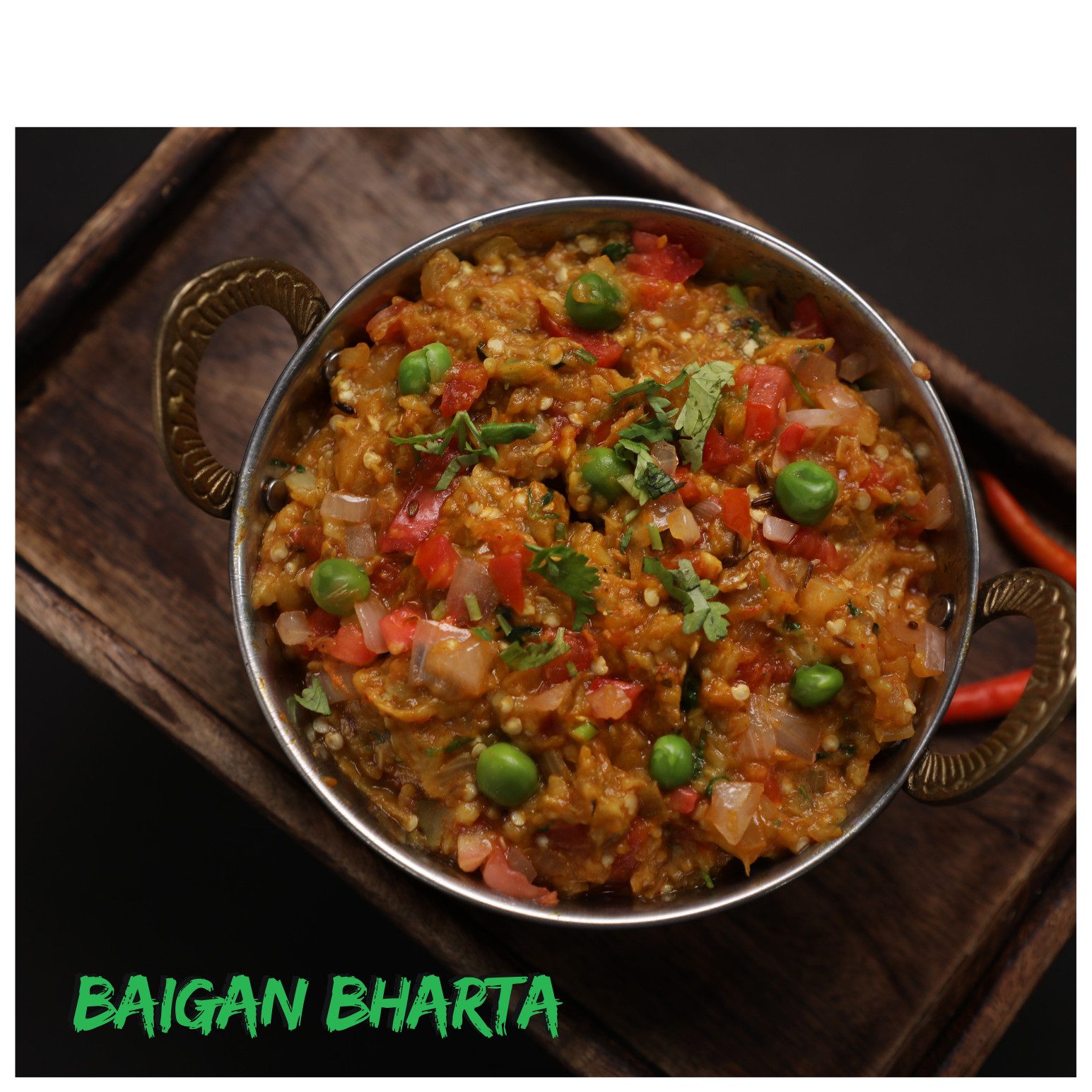 Baigan Bharta (Vegan).