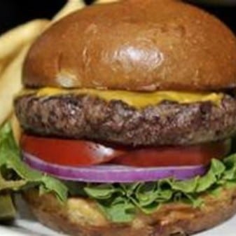 Absolutely Delicious Angus Burger.