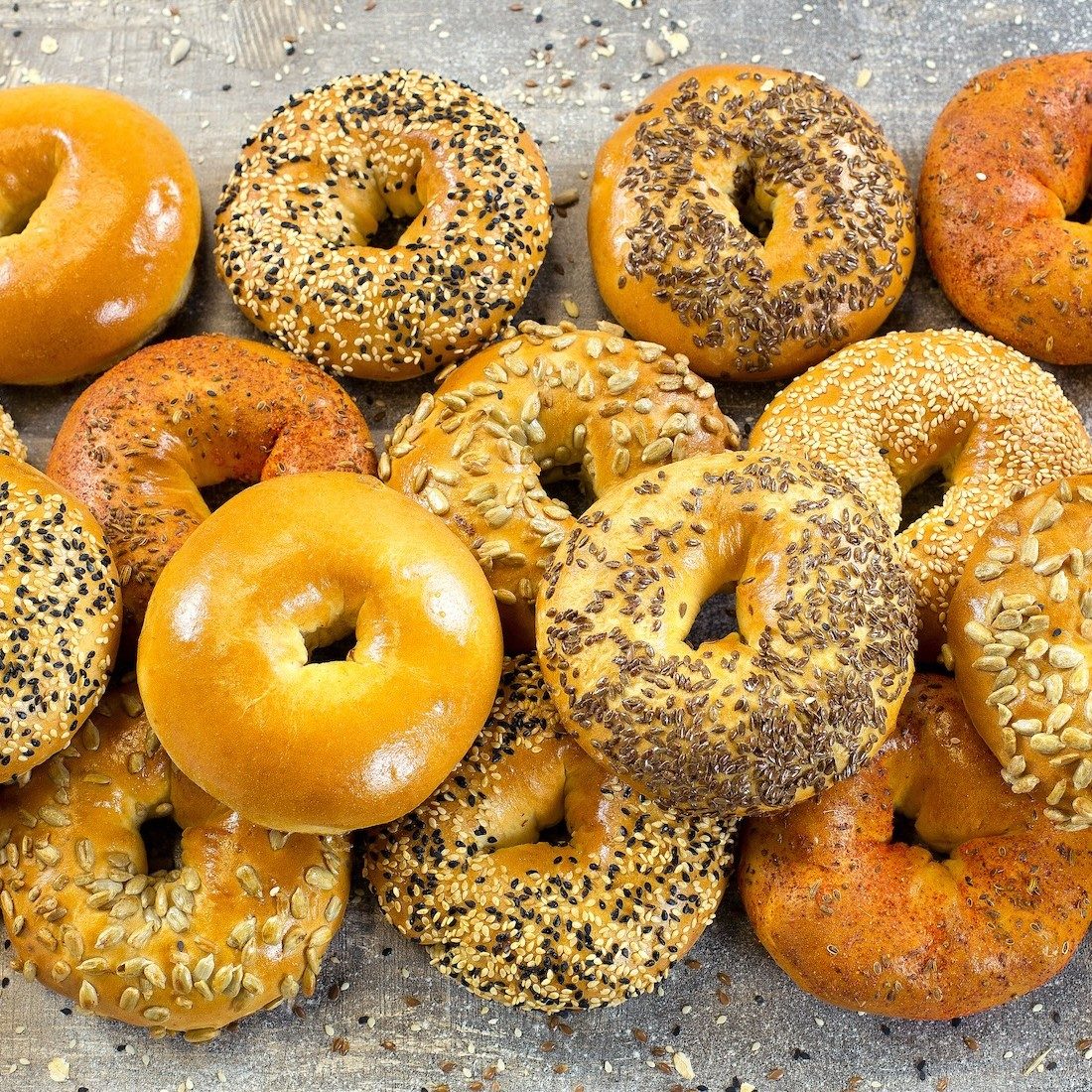 Dozen Bagels Online.