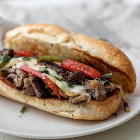 Philly Cheesesteak Sandwich.