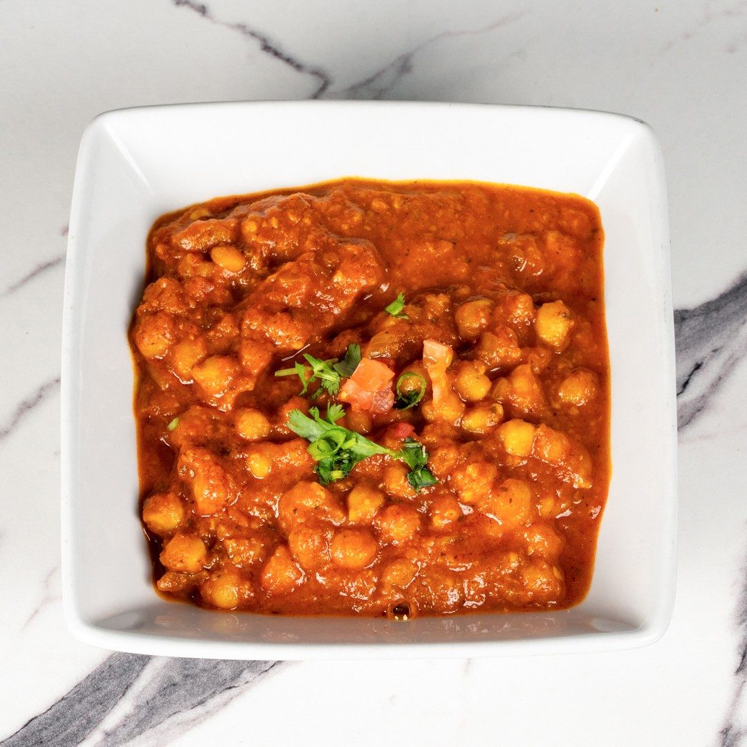 Chana Masala Curry.