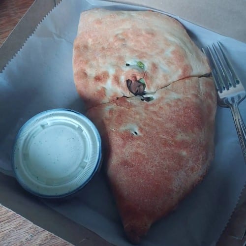 Veggie Calzone.