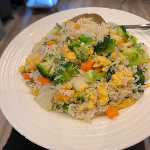 Vegan Just Egg Fried Rice with Veg.