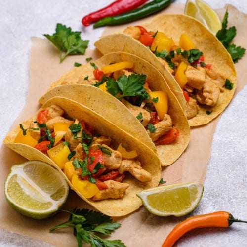 Seasoned Ground Beef Tacos.