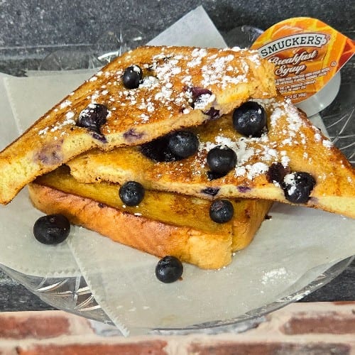 Blueberry French Toast.