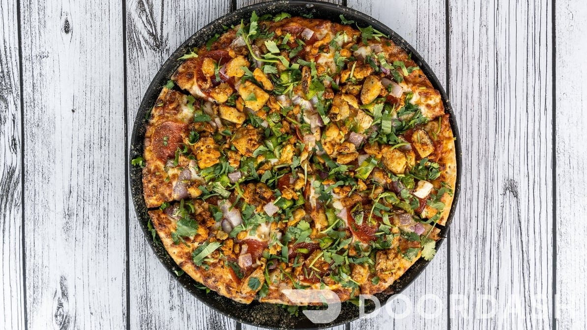 Shahi Paneer Pizza.