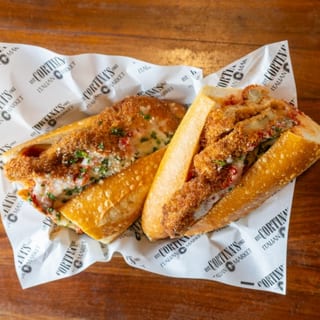 Eggplant Parmigiano Sandwich