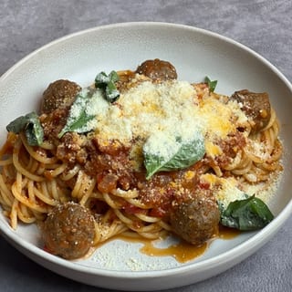 Beef-ball Spaghetti