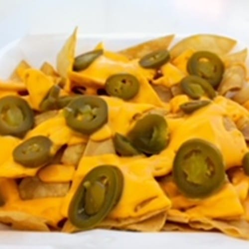 Nachos Con Queso.