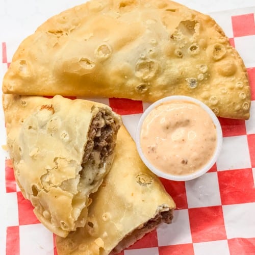 Pollo Y Queso Empanada.