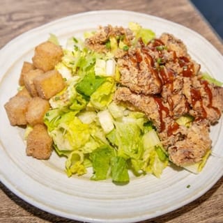 BBQ Fried Chicken Caesar Salad