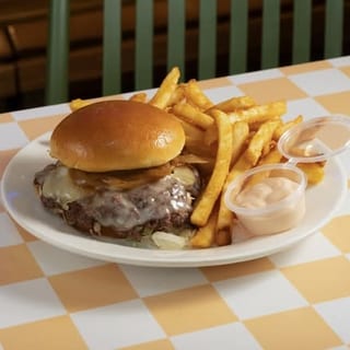 Chimi Crunch Burger + Fries