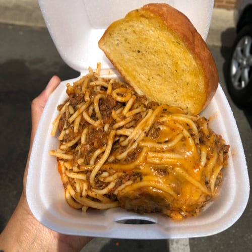 Baked Spaghetti with No Side.