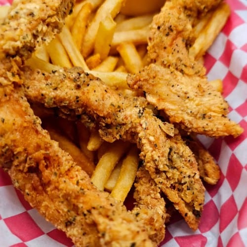 Kids Chicken Strips.