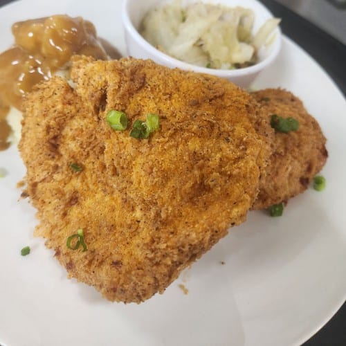 Fried Porkchop Entree.