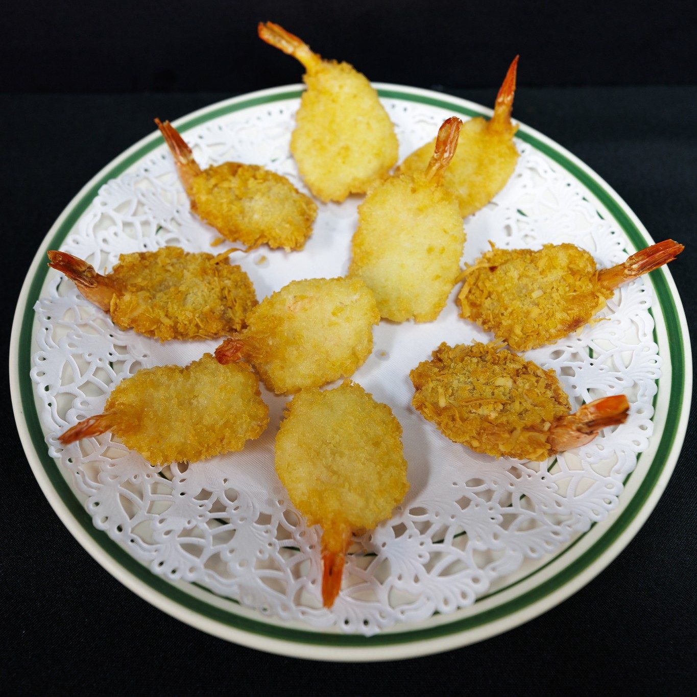 Breaded Shrimp.