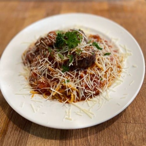 Spaghetti Marinara Sauce.