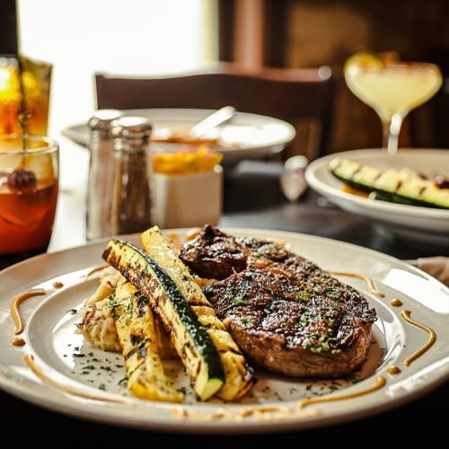 Texas Raised Black Angus Ribeye.