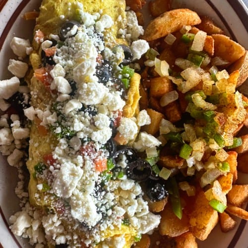 Mediterranean Omelet.