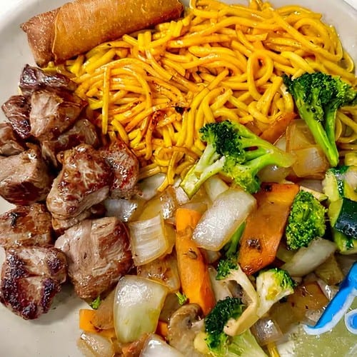 Hibachi New York Strip.