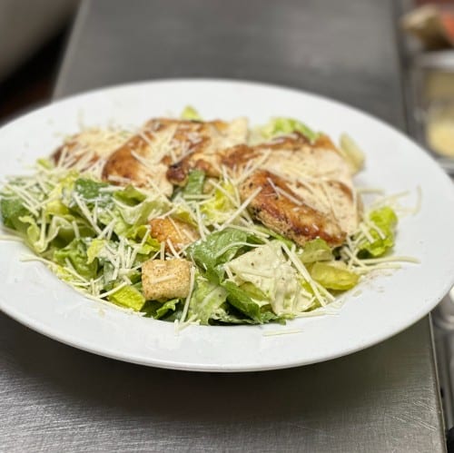 Chicken Caesar Salad.