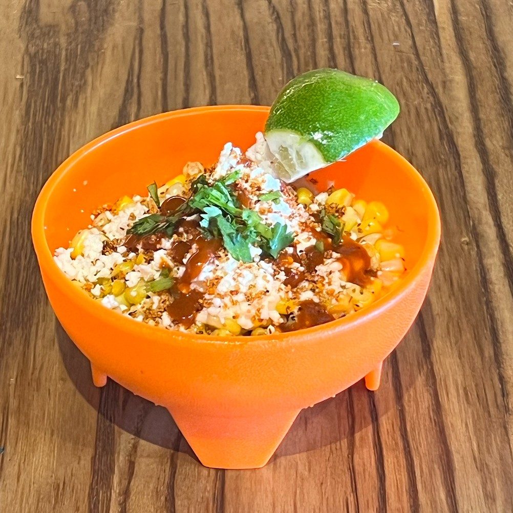 Mexican Corn in a Cup.