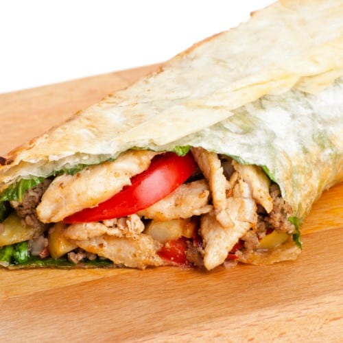 Bistek Ranchero Burrito.