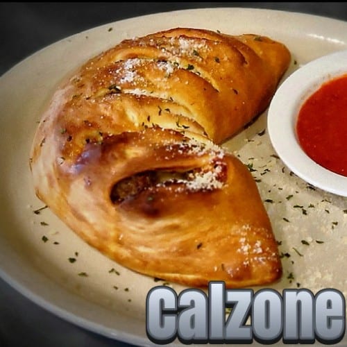 Chicken Florentine Calzone.