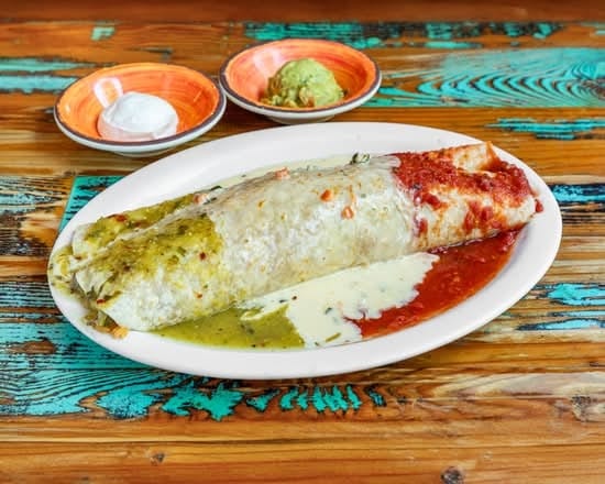 El Mega Burrito.