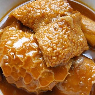 Tripe Stew served w/ Fufu.