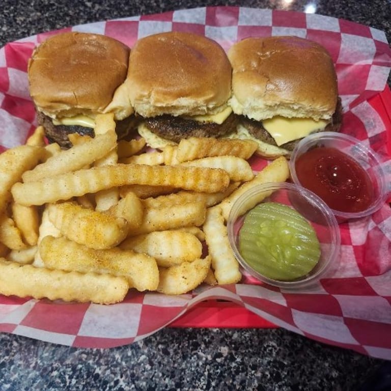 Delicious Slider Selections at Our Bar & Grill
