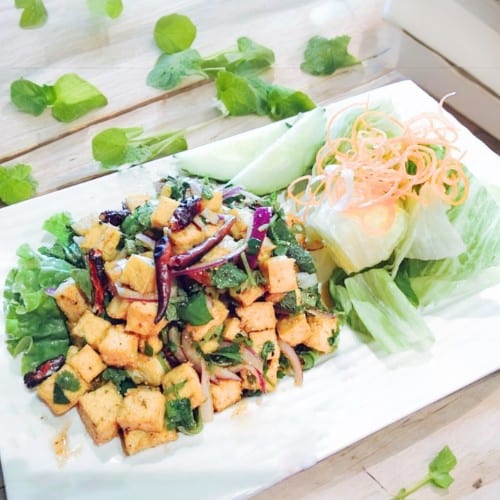 Tofu Larb Salad  (Gluten-Free).