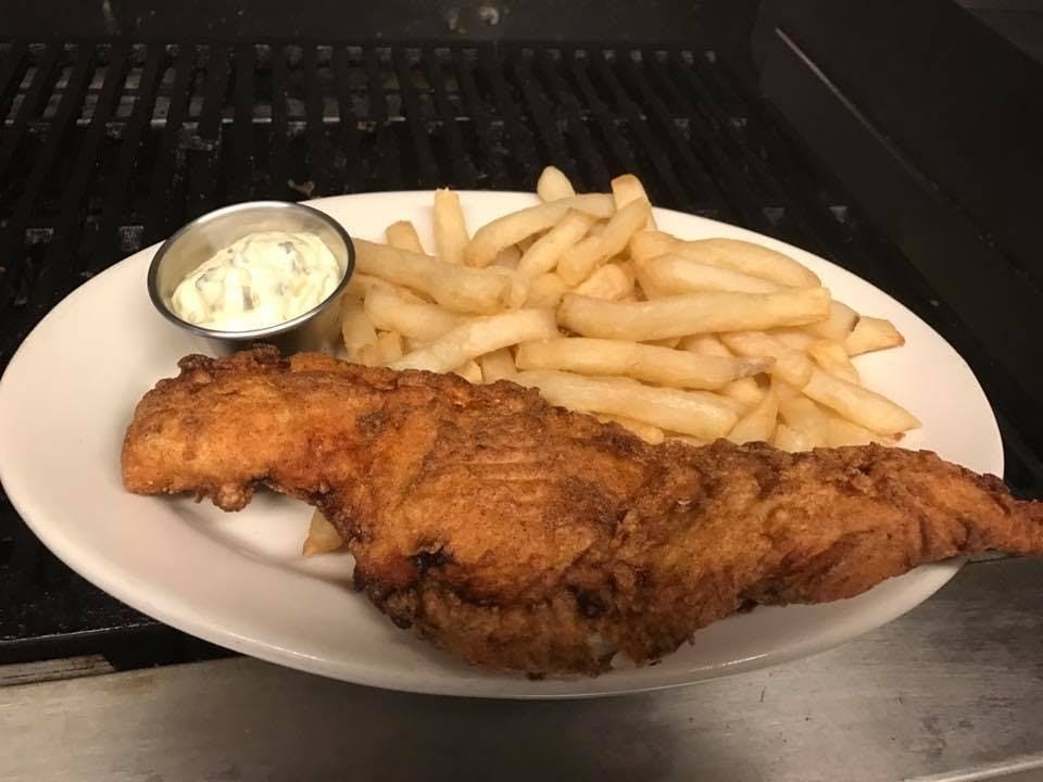 Fresh Haddock Fish & Chips.