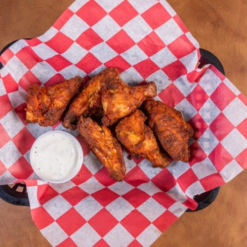 Lauren's Famous Hot Wings.