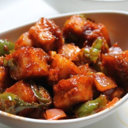 Chilli Paneer.