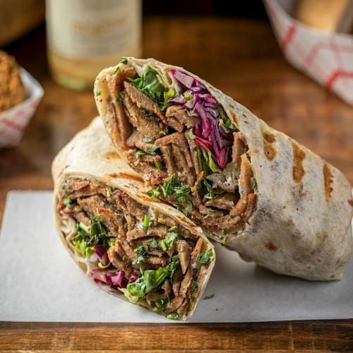 Beef Gyro Wrap.