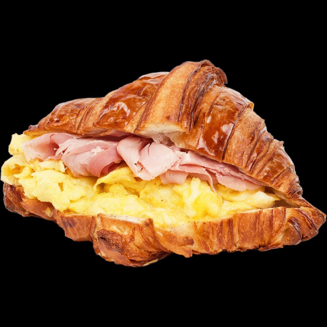 Egg Cheese Ham Croissant.