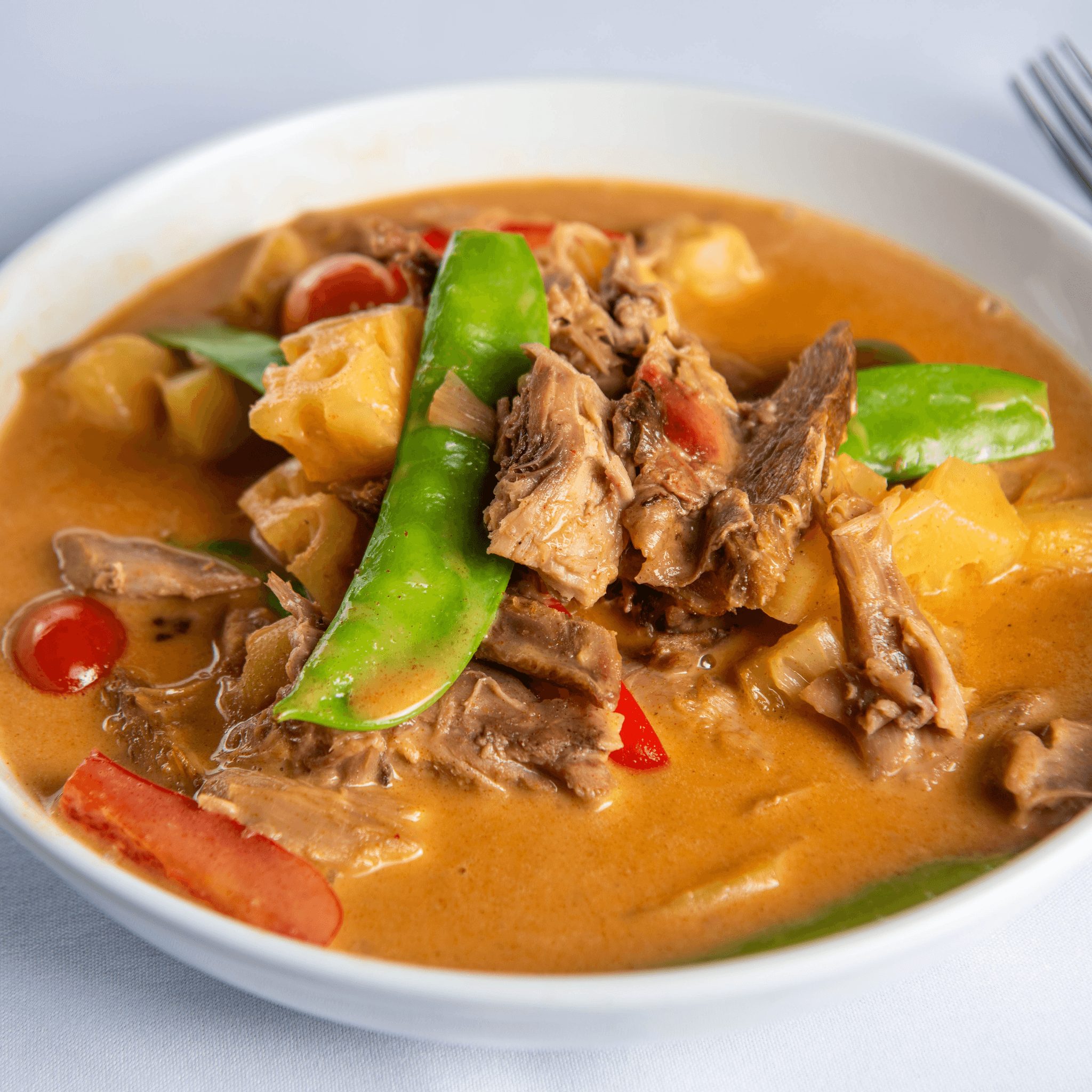 Pineapple Curry with Duck.