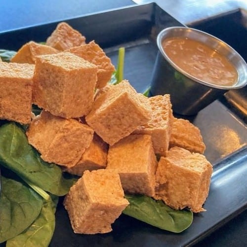 Vegan Tofu Squares.