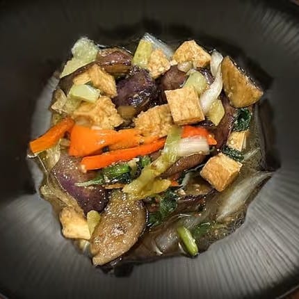 Eggplant Stir Fry.