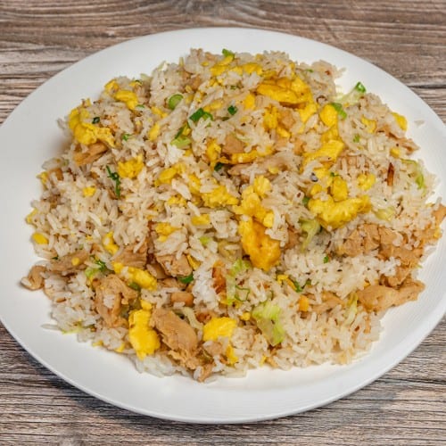 Salted Fish Chicken Fried Rice.