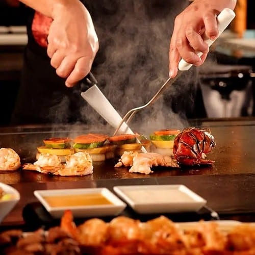 Chicken & Shrimp Hibachi.